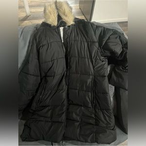 Gap large and long puffer with hood
